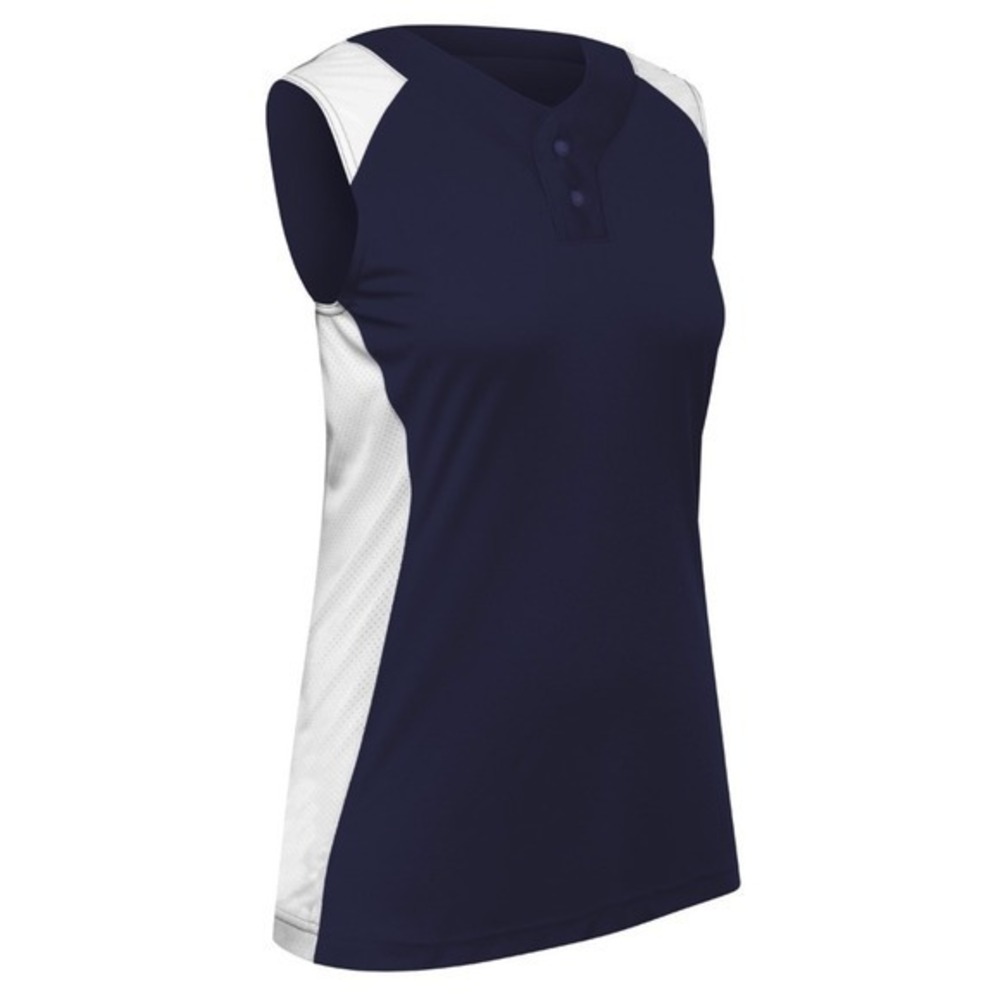 Champro Girl's Infinite 2-Button Sleeveless Softball Jersey – Size Small – NWT